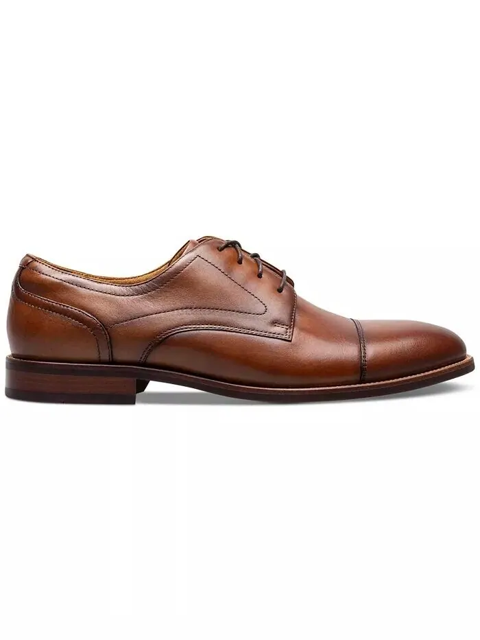 Мужские оксфорды Ruvo с закрытым носком Florsheim — изображение 3 из 8, коричневый