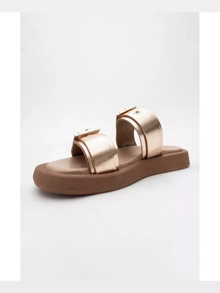 Сандалии Finezza Leather с двумя ремешками (женские) Forever & Always Shoes — изображение 6 из 6, розовый