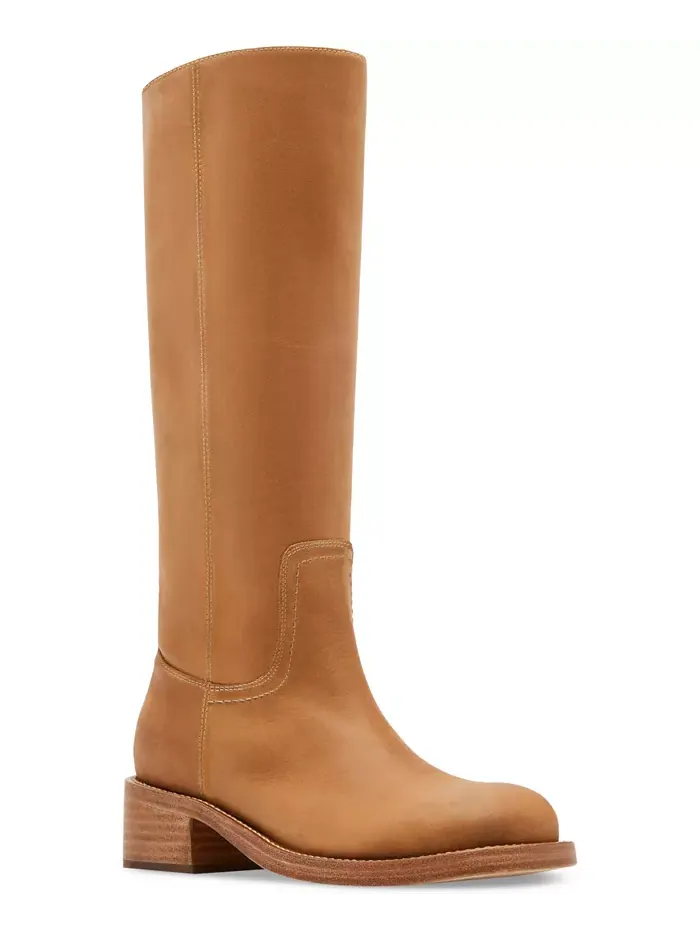 Женские ботинки Steve Madden Riggs с квадратным носком кожаные