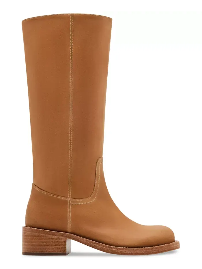 Женские ботинки Steve Madden Riggs с квадратным носком кожаные — изображение 2 из 6