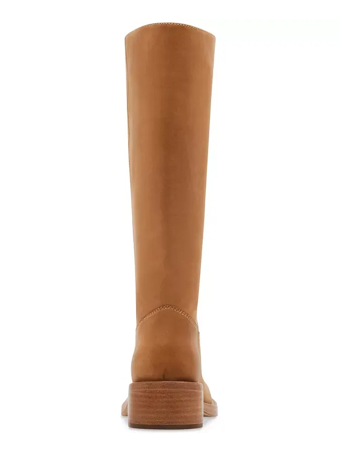 Женские ботинки Steve Madden Riggs с квадратным носком кожаные — изображение 3 из 6