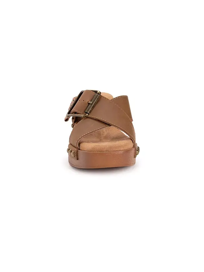 Женские сандалии Charlotte MUK LUKS — изображение 2 из 8, коричневый