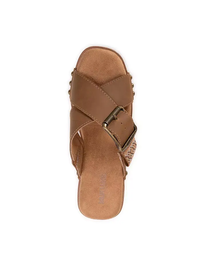Женские сандалии Charlotte MUK LUKS — изображение 5 из 8, коричневый