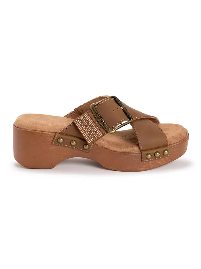 Женские сандалии Charlotte MUK LUKS — изображение 8 из 8, коричневый