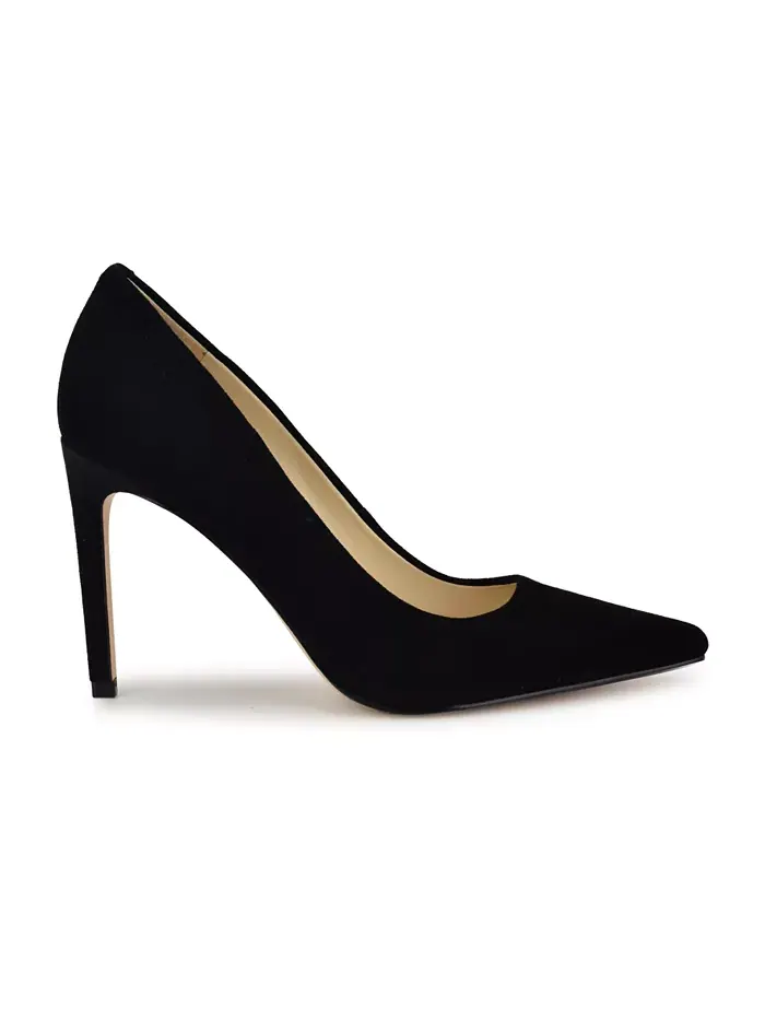 Женские туфли-лодочки Oraye с острым носком на шпильке Nine West — изображение 2 из 5, черный