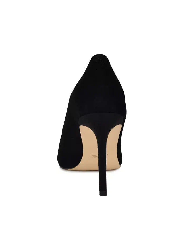 Женские туфли-лодочки Oraye с острым носком на шпильке Nine West — изображение 3 из 5, черный