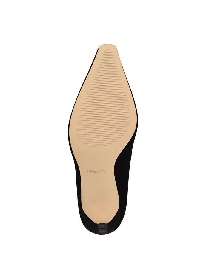 Женские туфли-лодочки Oraye с острым носком на шпильке Nine West — изображение 5 из 5, черный