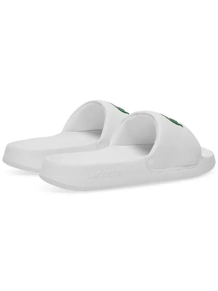 Мужские слайды Logo Serve 1.0 Lacoste — изображение 3 из 6, белый/зеленый