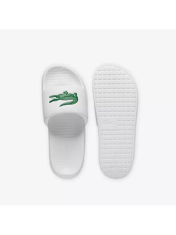 Мужские слайды Logo Serve 1.0 Lacoste — изображение 4 из 6, белый/зеленый