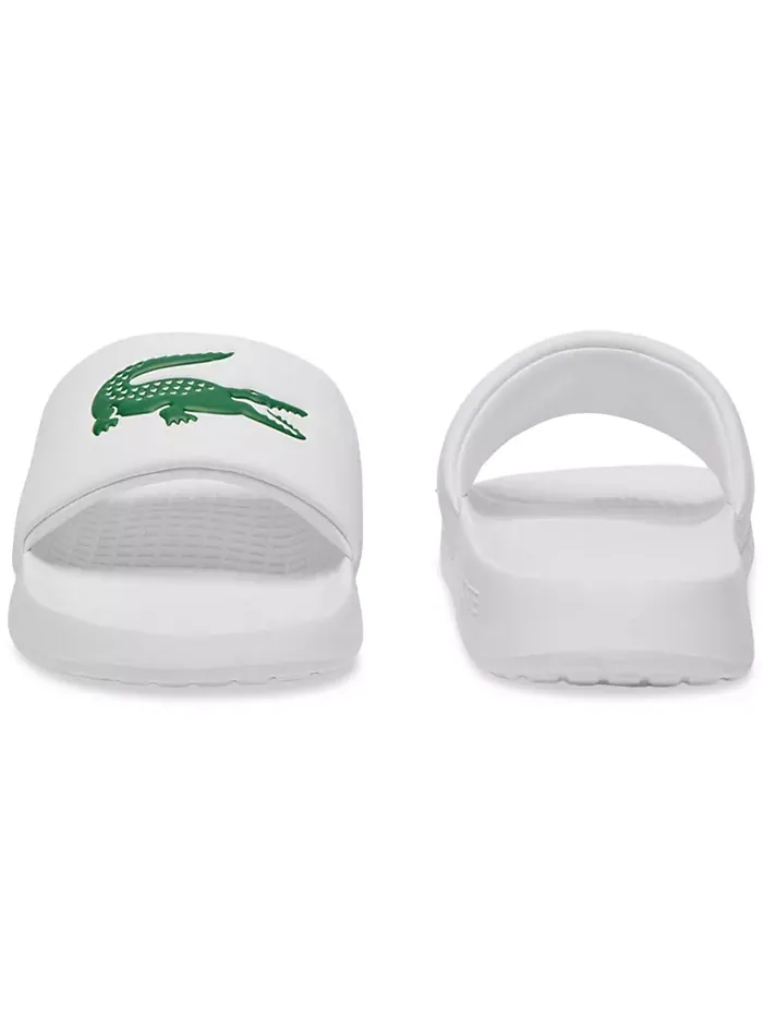 Мужские слайды Logo Serve 1.0 Lacoste — изображение 5 из 6, белый/зеленый