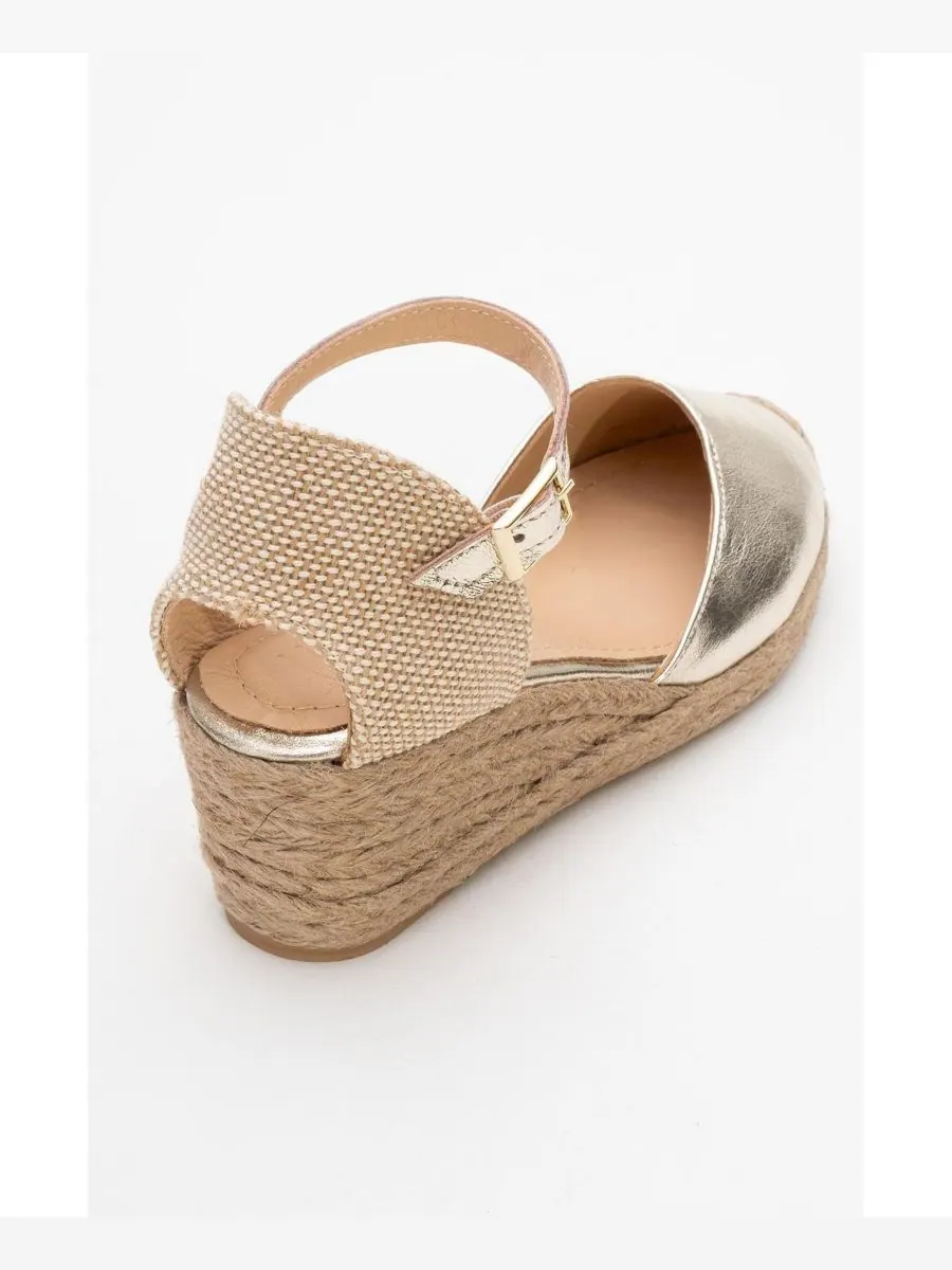 Эспадрильи на платформе из кожи Aldea (женские) Forever & Always Shoes — 5