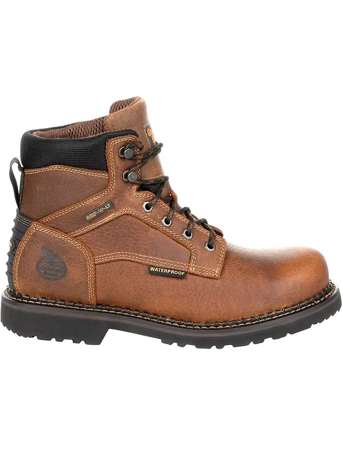 Мужские рабочие ботинки Georgia Giant Revamp Waterproof Georgia Boot — коричневый