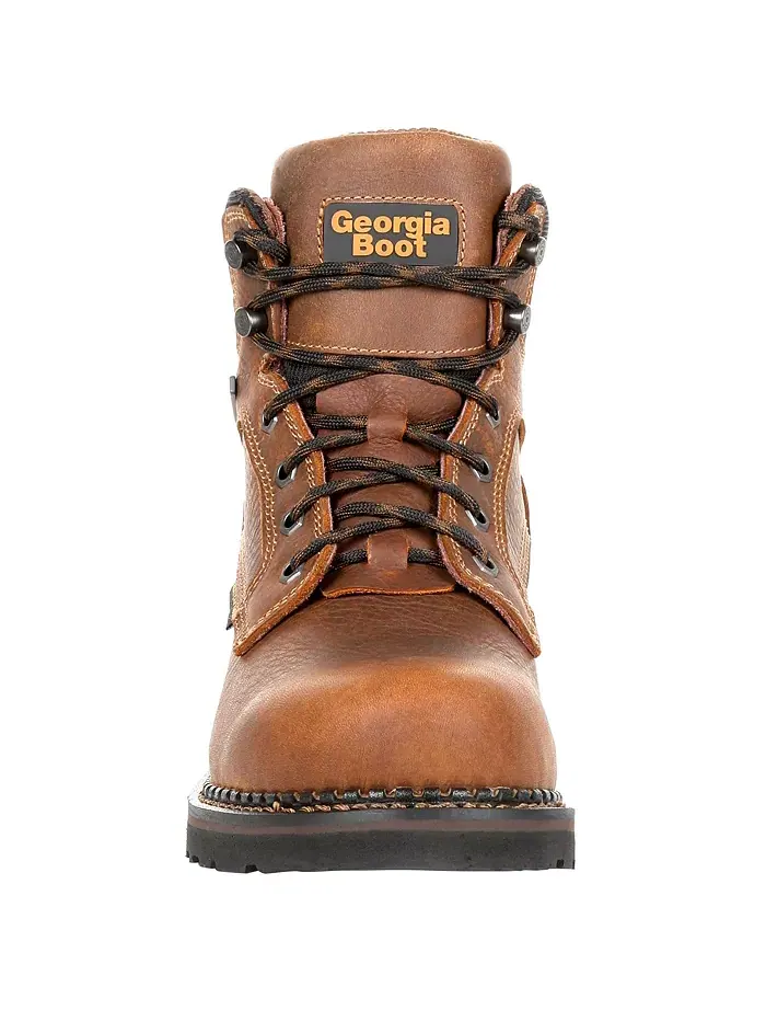 Мужские рабочие ботинки Georgia Giant Revamp Waterproof Georgia Boot — изображение 3 из 7, коричневый
