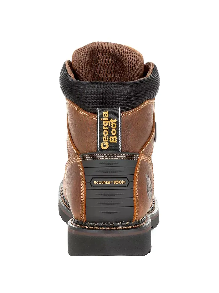 Мужские рабочие ботинки Georgia Giant Revamp Waterproof Georgia Boot — изображение 5 из 7, коричневый