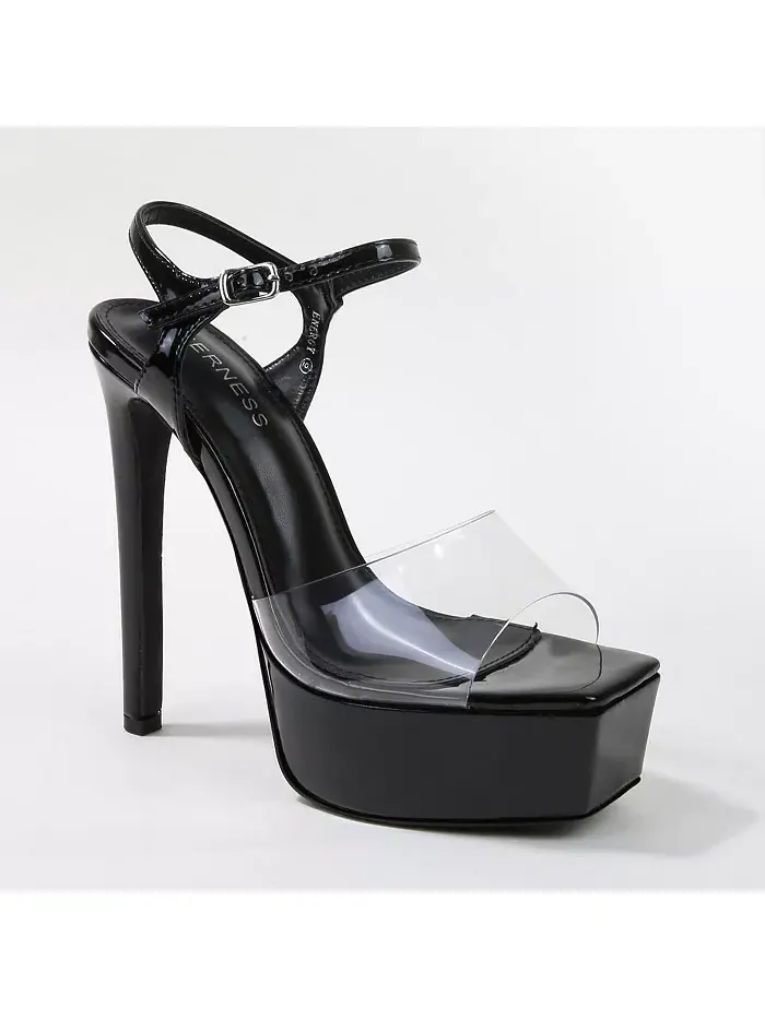 Сандалии Energy Clear Upper Platforms BERNESS — изображение 1 из 2, черный