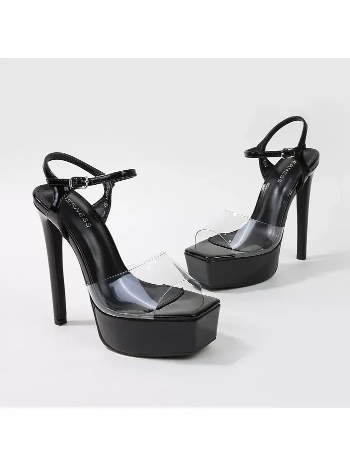 Сандалии Energy Clear Upper Platforms BERNESS — изображение 2 из 2, черный