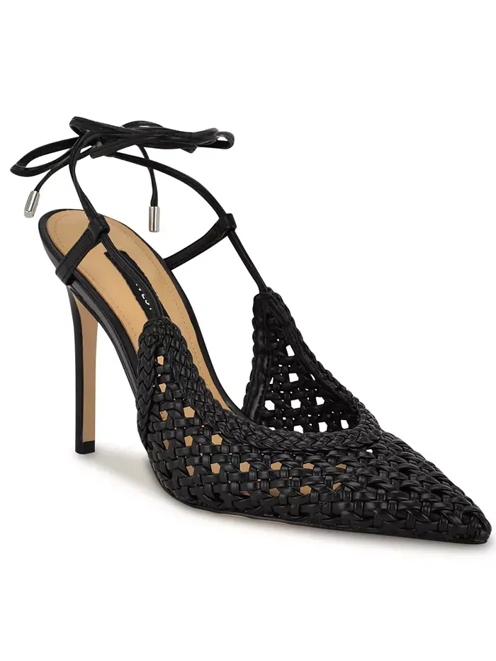 Женские туфли-лодочки Fessla на шпильке с острым носком Nine West — изображение 1 из 5, черный