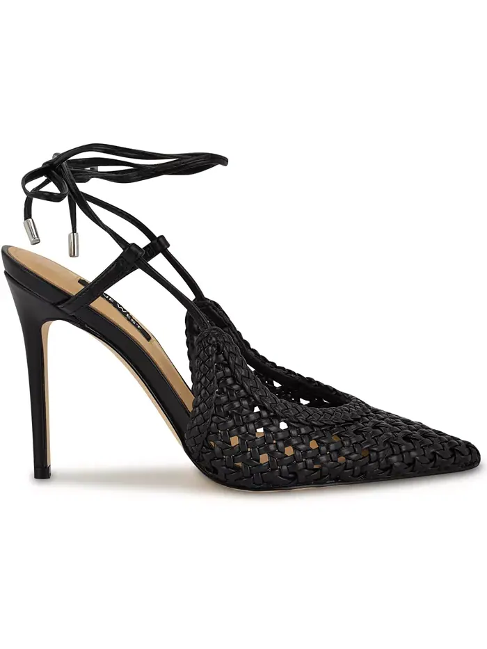 Женские туфли-лодочки Fessla на шпильке с острым носком Nine West — изображение 2 из 5, черный