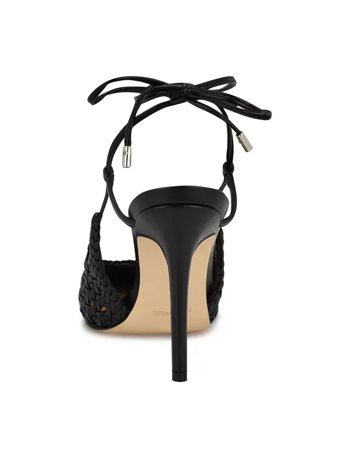 Женские туфли-лодочки Fessla на шпильке с острым носком Nine West — изображение 3 из 5, черный