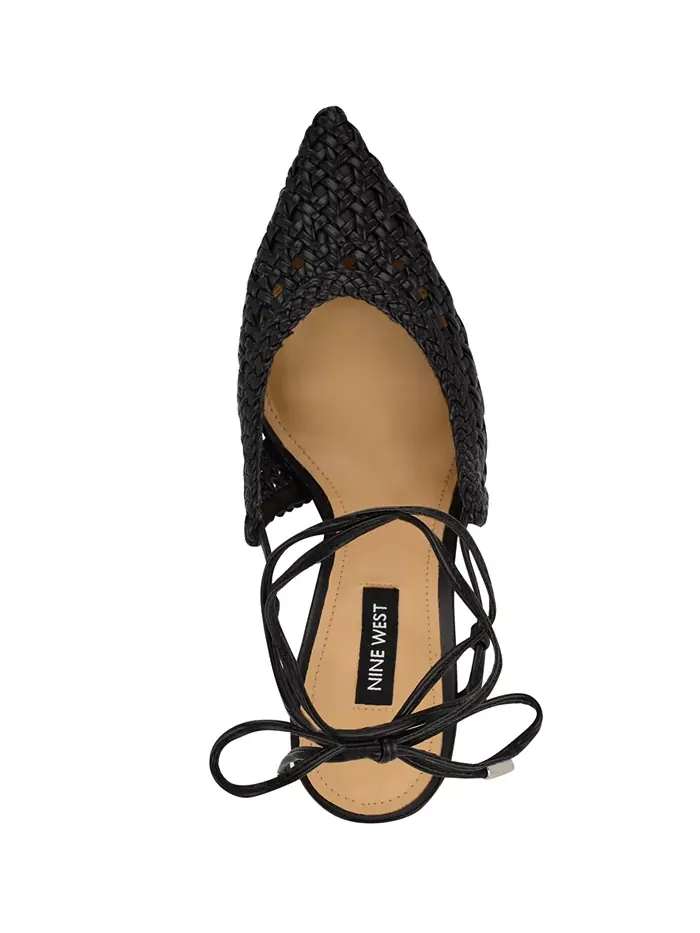 Женские туфли-лодочки Fessla на шпильке с острым носком Nine West — изображение 4 из 5, черный