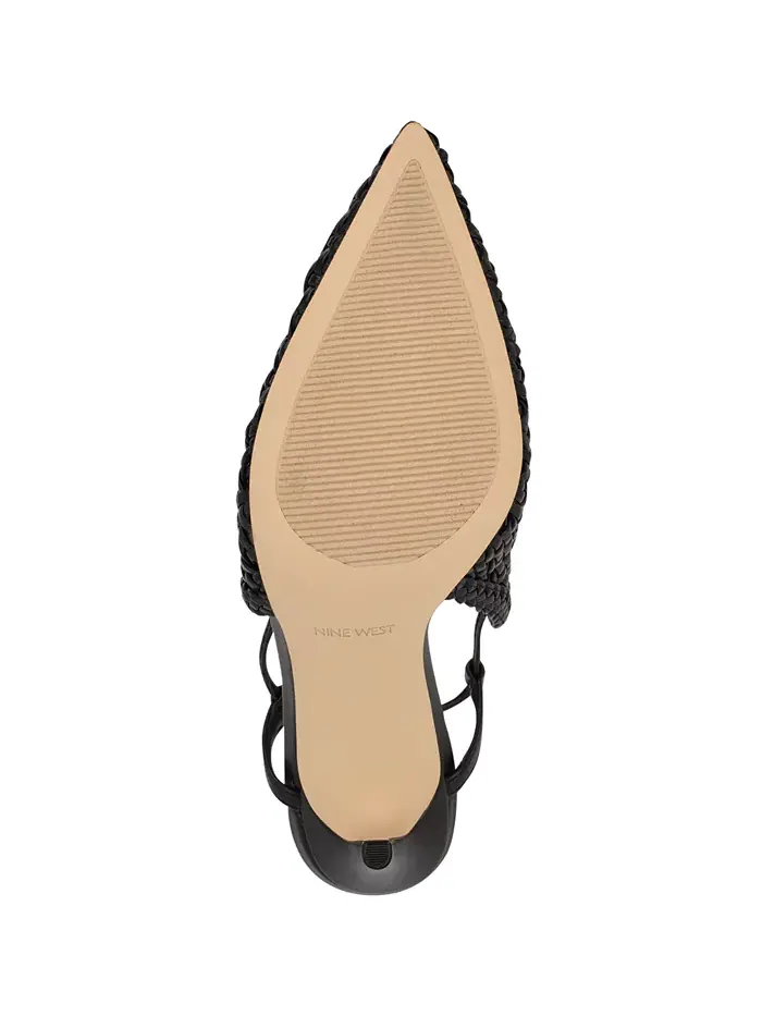 Женские туфли-лодочки Fessla на шпильке с острым носком Nine West — изображение 5 из 5, черный