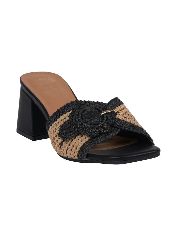 Женские босоножки Liza на устойчивом каблуке GC Shoes — изображение 1 из 5, черный