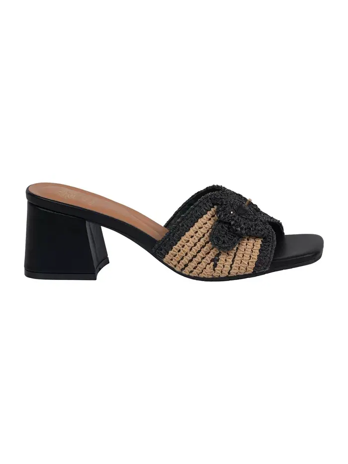 Женские босоножки Liza на устойчивом каблуке GC Shoes — изображение 2 из 5, черный