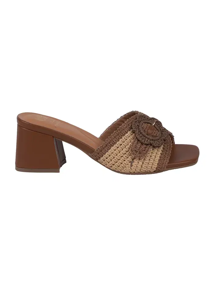 Женские босоножки Liza на устойчивом каблуке GC Shoes — изображение 2 из 5, коричневый