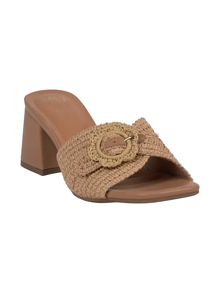 Женские босоножки Liza на устойчивом каблуке GC Shoes — изображение 1 из 5, прозрачный
