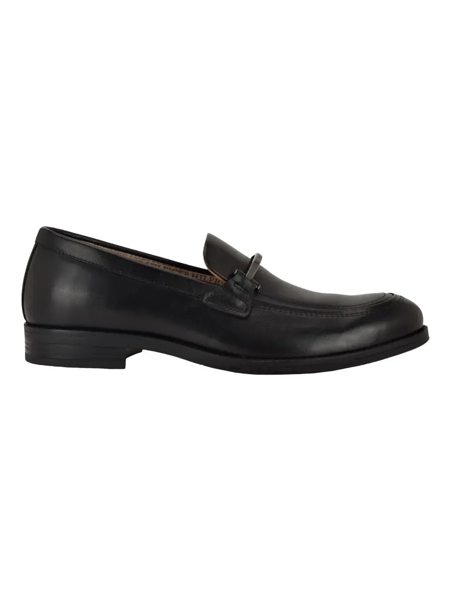 Мужские кожаные лоферы Jezzon Tommy Hilfiger — изображение 2 из 5, черный