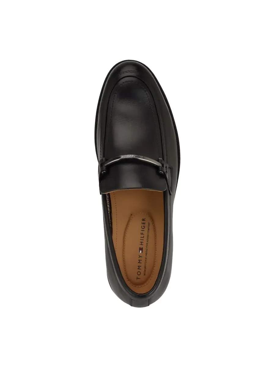 Мужские кожаные лоферы Jezzon Tommy Hilfiger — изображение 4 из 5, черный