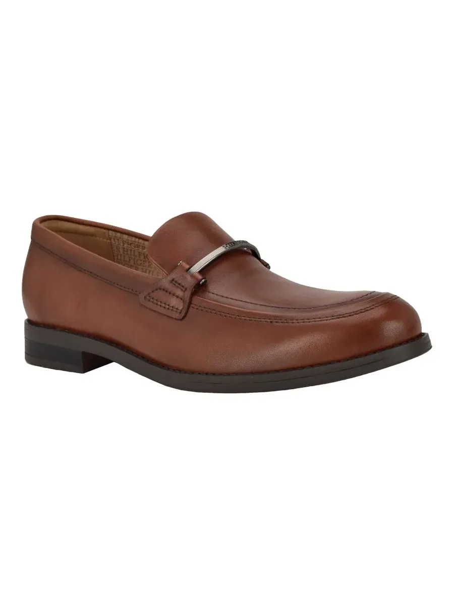 Мужские кожаные лоферы Jezzon Tommy Hilfiger, темно-natural leather