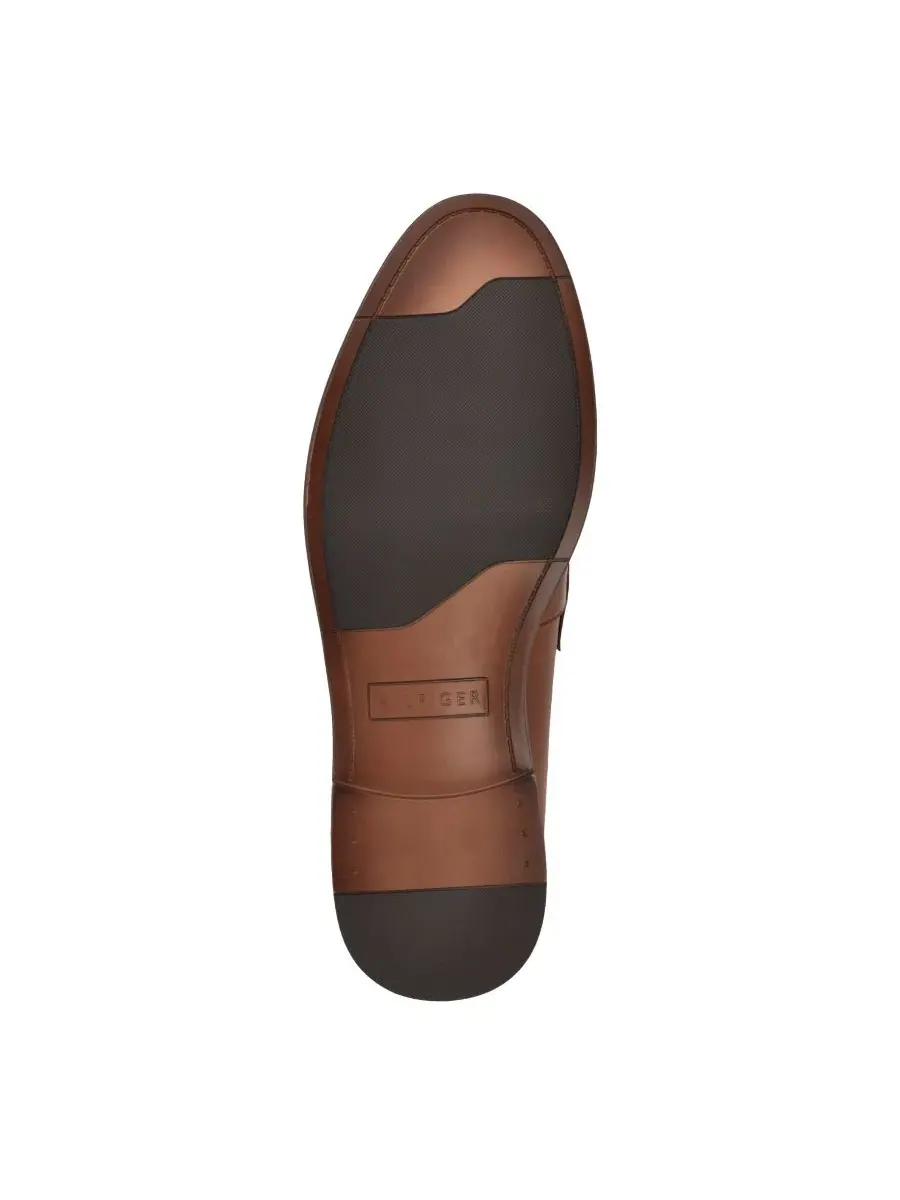 Мужские кожаные лоферы Jezzon Tommy Hilfiger, темно-natural leather — изображение 5 из 5, темный