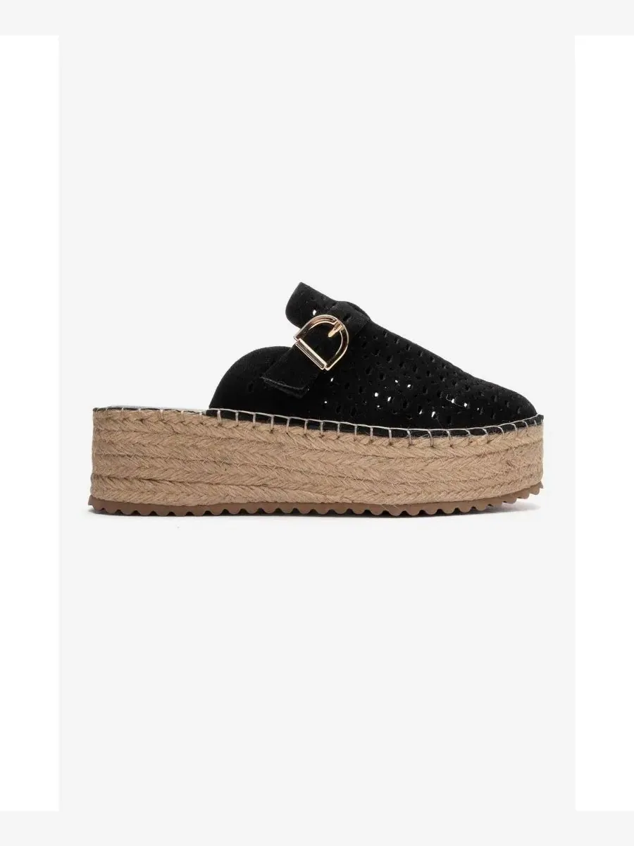 Женские кожаные сандалии на платформе Louis Forever & Always Shoes — изображение 2 из 5, черный