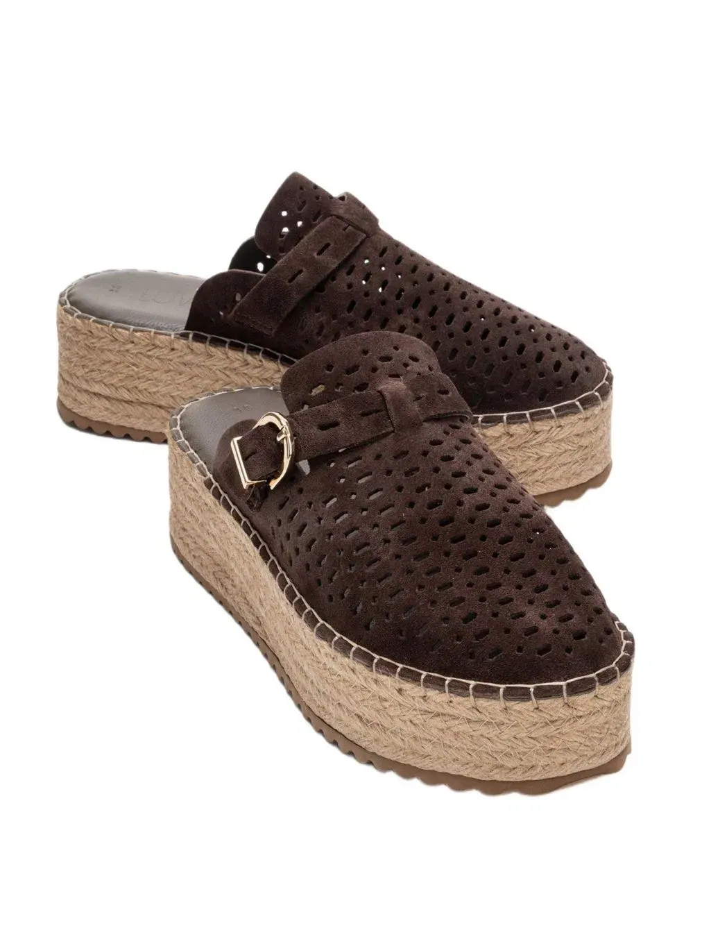 Женские кожаные сандалии на платформе Louis Forever & Always Shoes — изображение 2 из 6, коричневый