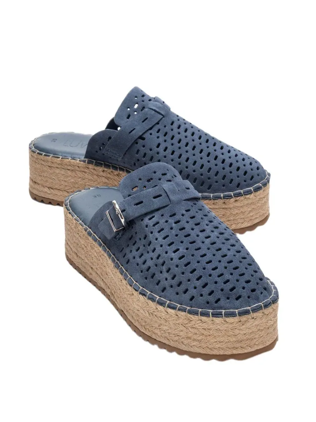 Женские кожаные сандалии на платформе Louis Forever & Always Shoes — изображение 2 из 6, джинсовый синий синий