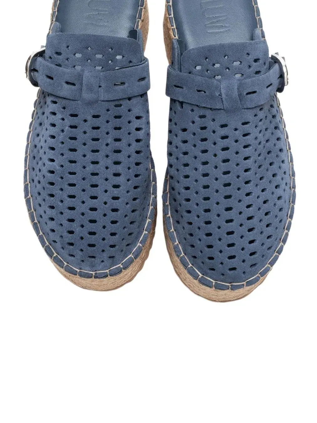 Женские кожаные сандалии на платформе Louis Forever & Always Shoes — изображение 3 из 6, джинсовый синий синий