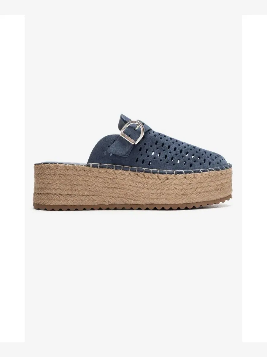Женские кожаные сандалии на платформе Louis Forever & Always Shoes — изображение 6 из 6, джинсовый синий синий