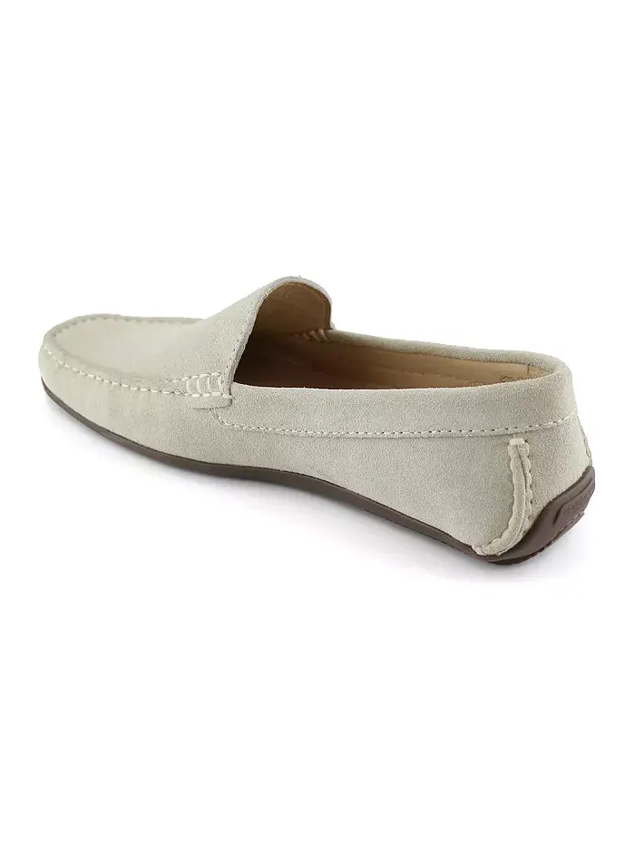 Мужские лоферы Broadway Venetian из кожи Marc Joseph New York — изображение 2 из 5, белый