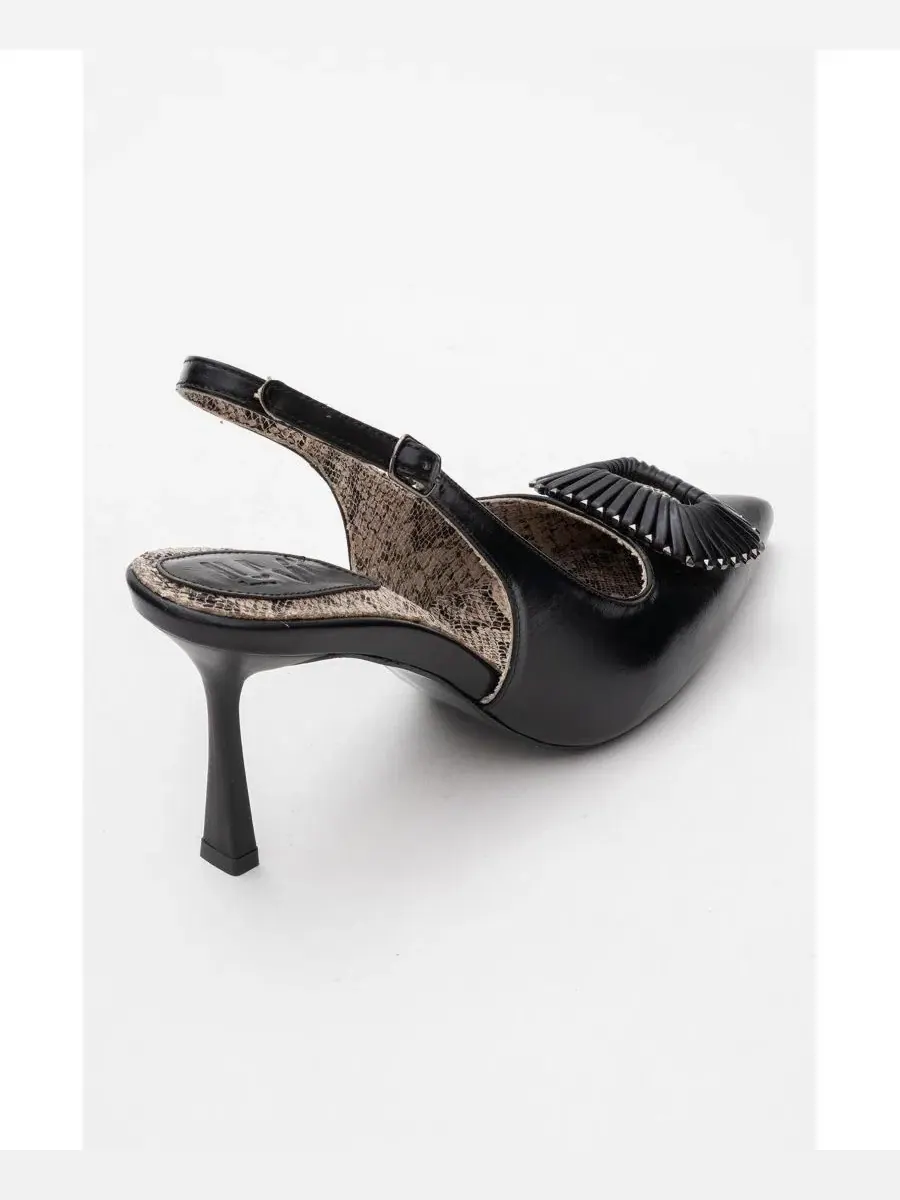 Женские туфли-лодочки Spera с пряжкой и острым носком Prologue Shoes — изображение 6 из 6, черный