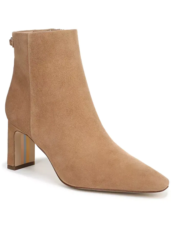 Женские ботильоны Saige на молнии Sam Edelman — изображение 1 из 5, бежевый