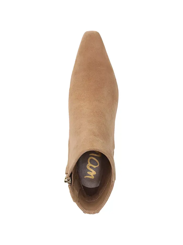 Женские ботильоны Saige на молнии Sam Edelman — изображение 4 из 5, бежевый