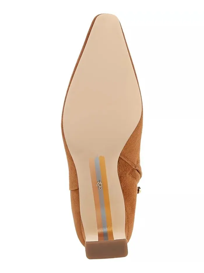 Женские ботильоны Saige с коротким носком Sam Edelman — изображение 9 из 9, черный