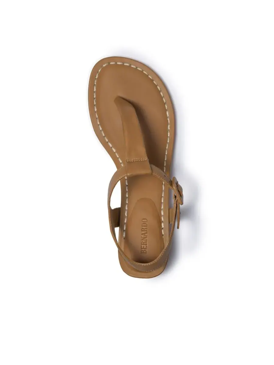 Женские сандалии Goyara на полукаблуке Bernardo Footwear — изображение 3 из 4, бежевый
