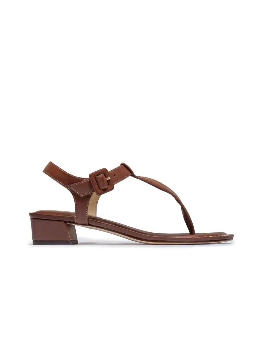 Женские сандалии Goyara на полукаблуке Bernardo Footwear — изображение 2 из 6, махагони