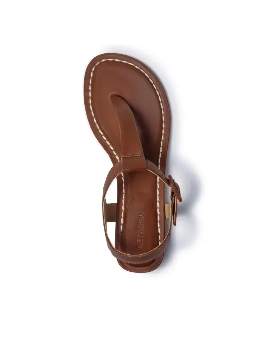 Женские сандалии Goyara на полукаблуке Bernardo Footwear — изображение 3 из 6, махагони