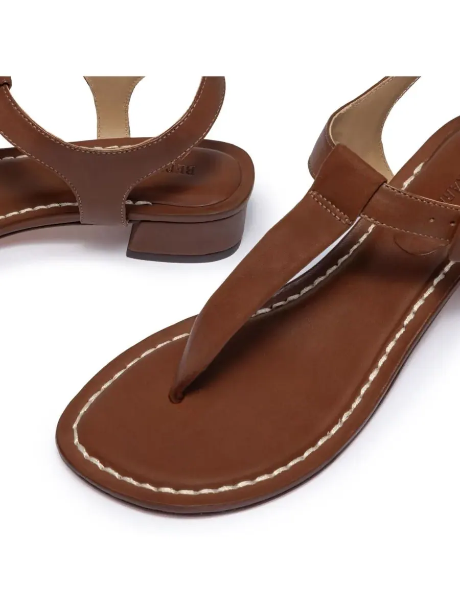 Женские сандалии Goyara на полукаблуке Bernardo Footwear — изображение 5 из 6, махагони