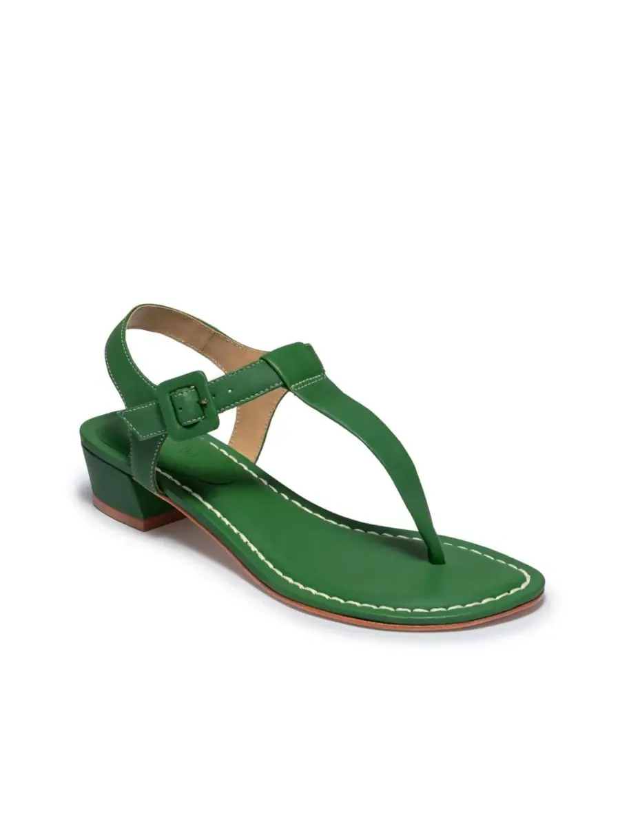 Женские сандалии Goyara на полукаблуке Bernardo Footwear — изображение 1 из 4, зеленый