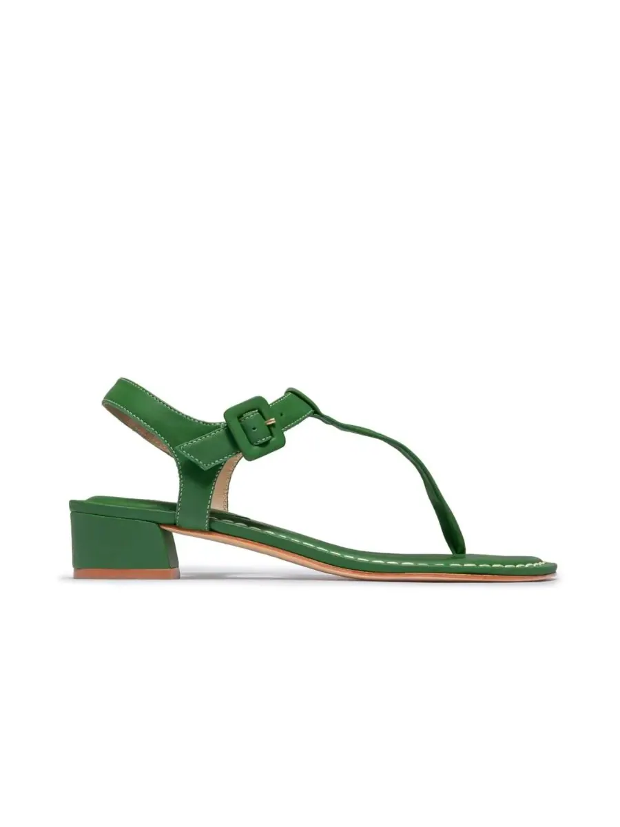 Женские сандалии Goyara на полукаблуке Bernardo Footwear — изображение 2 из 4, зеленый