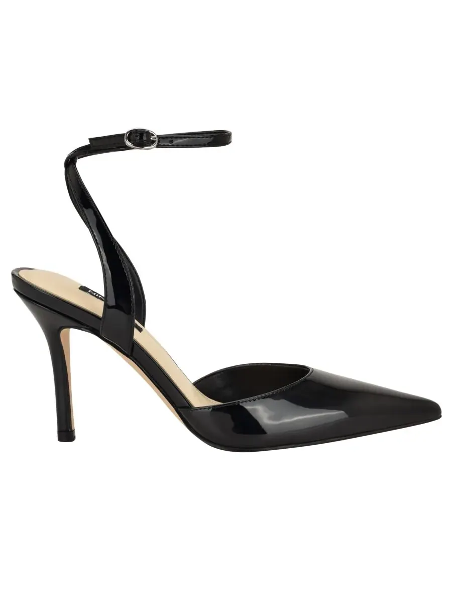 Женские туфли-лодочки Grana с ремешком на щиколотке Nine West — изображение 2 из 5, черный